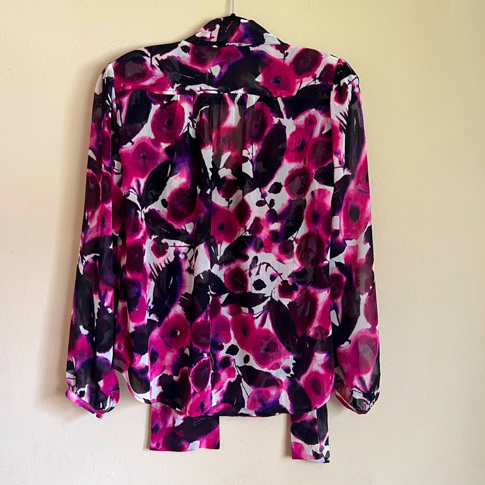 A.B.S. floral pink and purple blouse🌺🌸💜